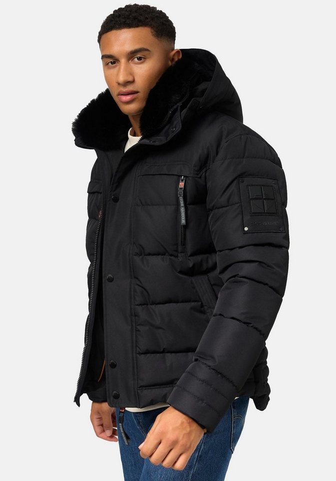 Stone Harbour Steppjacke Witas gesteppte Herren Winterjacke mit abnehmbarer Kapuze von Stone Harbour