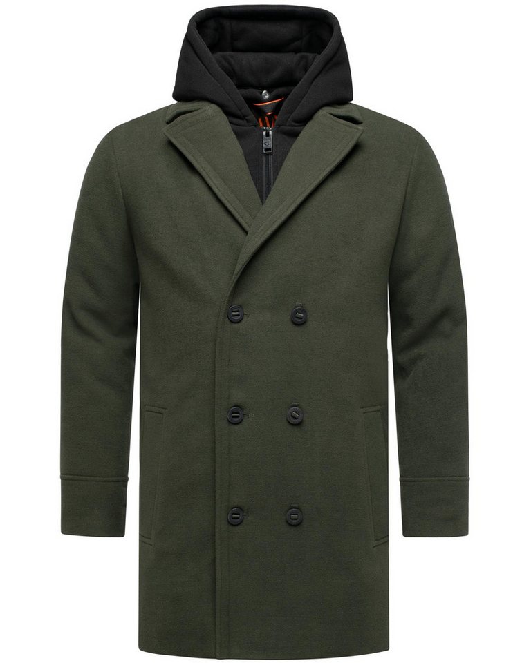 Stone Harbour Trenchcoat Darioon XX Mantel in Woll-Optik mit herausnehmbaren Inlayer von Stone Harbour