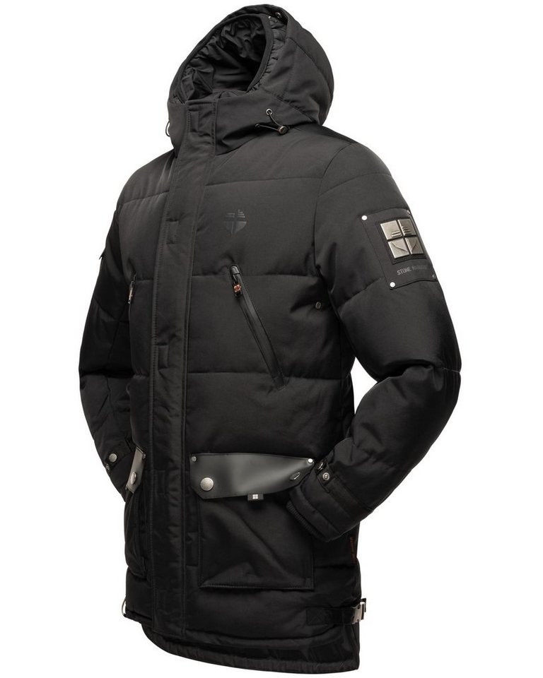 Stone Harbour Winterjacke Tahaa Warm gefütterter Herren Wintermantel mit doppelter Kapuze von Stone Harbour