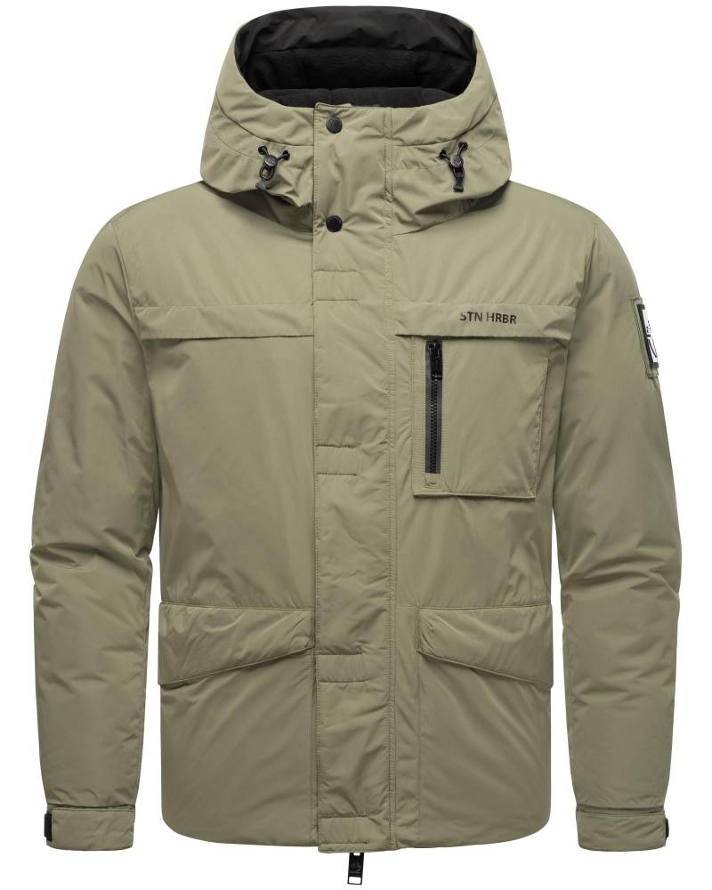 Stone Harbour Winterjacke "Yorchii XX" mit Kapuze Herren Outdoorjacke mit Fleece-Innenfutter von Stone Harbour