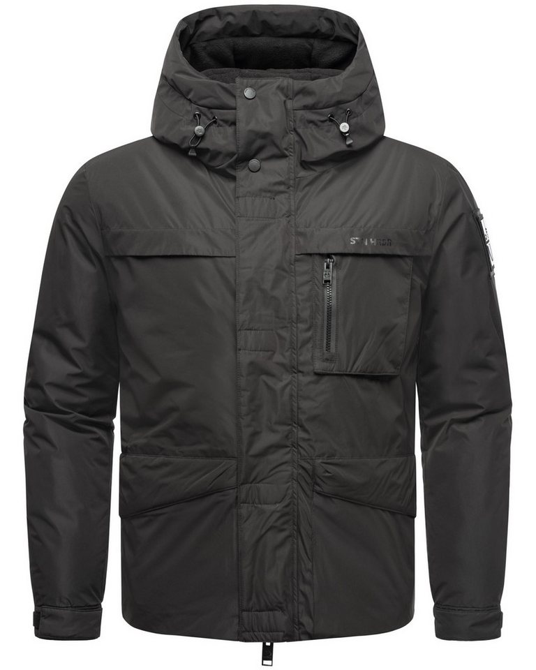 Stone Harbour Winterjacke Yorchii XX Herren Outdoorjacke mit Fleece-Innenfutter von Stone Harbour