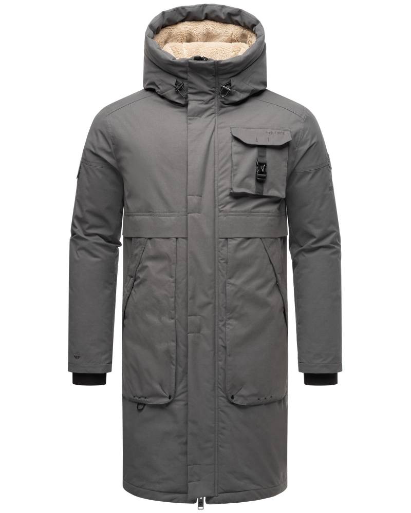 Stone Harbour Wintermantel "Cyriaan XX" Langer Herren Winterparka mit großen Eingrifftaschen von Stone Harbour