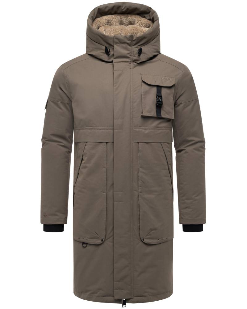 Stone Harbour Wintermantel "Cyriaan XX" Langer Herren Winterparka mit großen Eingrifftaschen von Stone Harbour