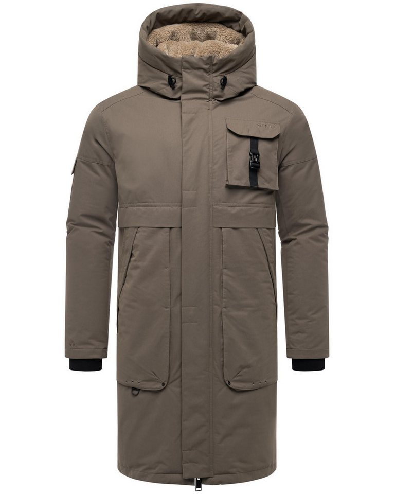 Stone Harbour Wintermantel Cyriaan XX Langer Herren Winterparka mit großen Eingrifftaschen von Stone Harbour