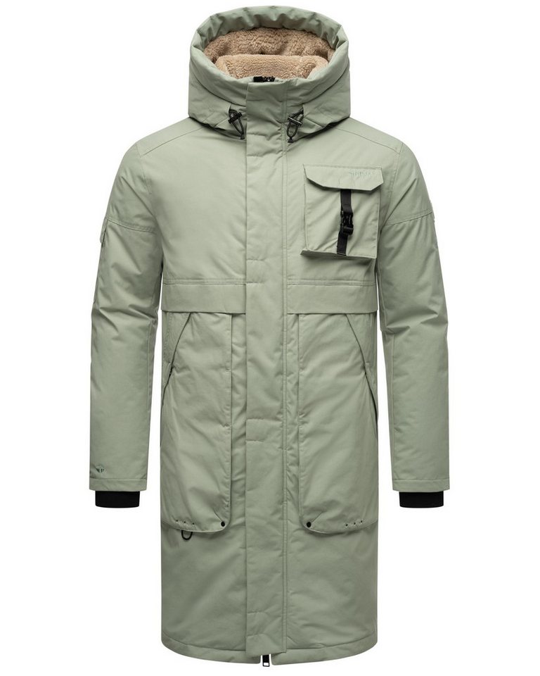Stone Harbour Wintermantel Cyriaan XX Langer Herren Winterparka mit großen Eingrifftaschen von Stone Harbour