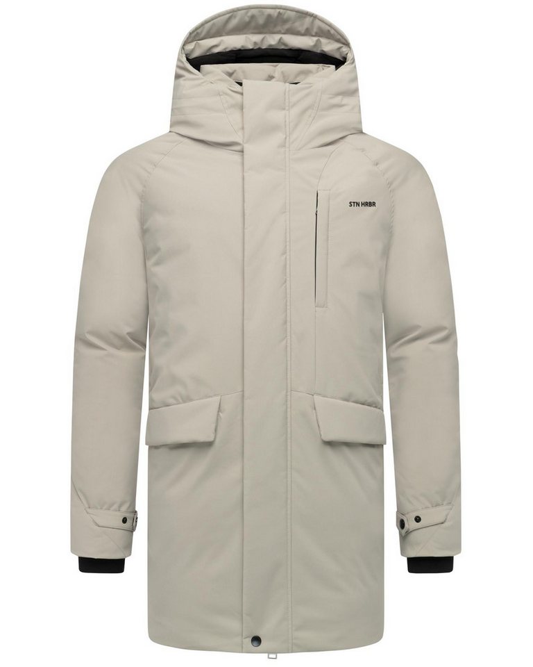 Stone Harbour Wintermantel Emriis XX Warmer Herren Mantel mit Magnet-Knöpfen von Stone Harbour