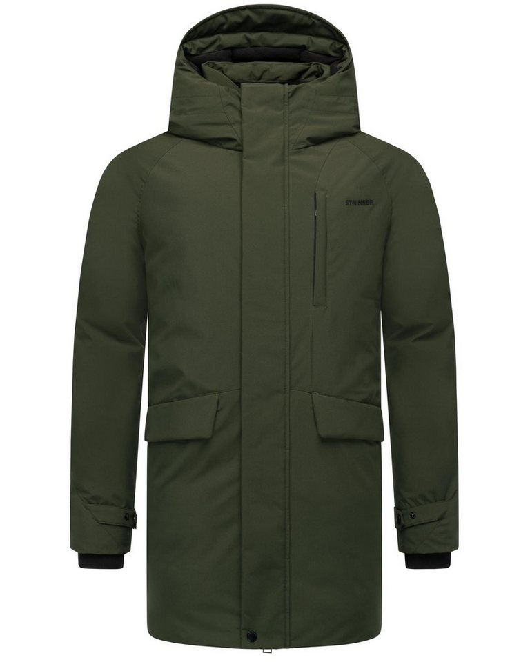 Stone Harbour Wintermantel Emriis XX Warmer Herren Mantel mit Magnet-Knöpfen von Stone Harbour