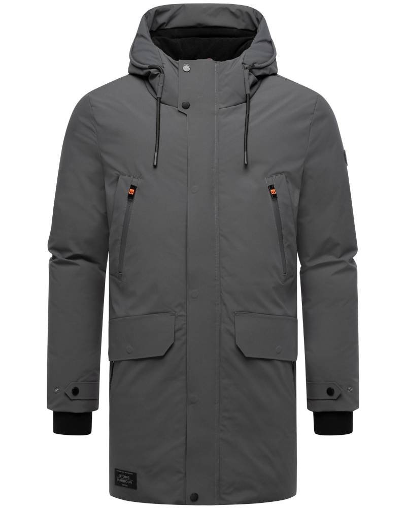 Stone Harbour Wintermantel "Kitraan XX" Langer Herren Winterparka mit zahlreichen Taschen von Stone Harbour
