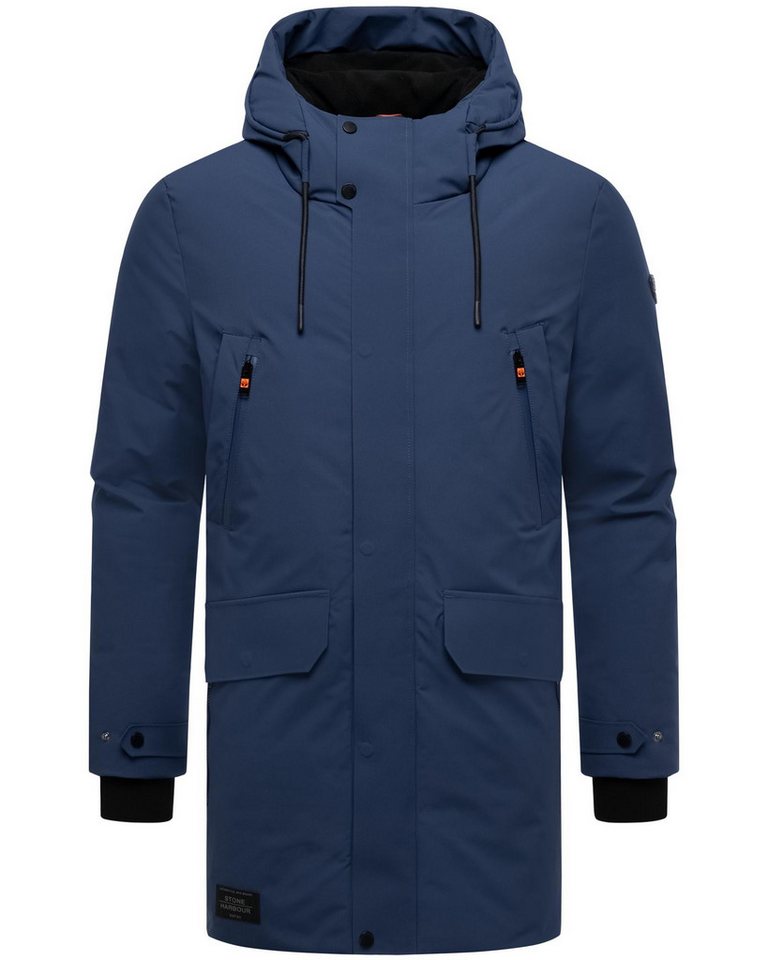 Stone Harbour Wintermantel Kitraan XX Langer Herren Winterparka mit zahlreichen Taschen von Stone Harbour