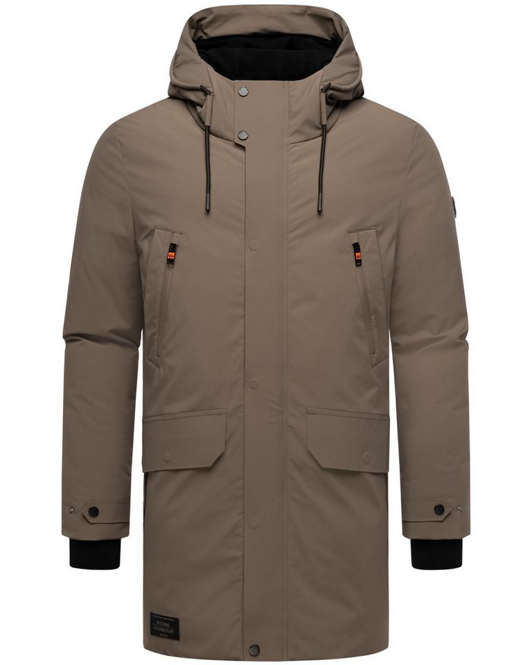 Stone Harbour Wintermantel Kitraan XX Langer Herren Winterparka mit zahlreichen Taschen von Stone Harbour