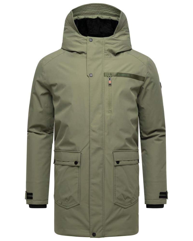 Stone Harbour Wintermantel "Netaan XX" Herren Kurzmantel mit kuscheliger Kapuze von Stone Harbour