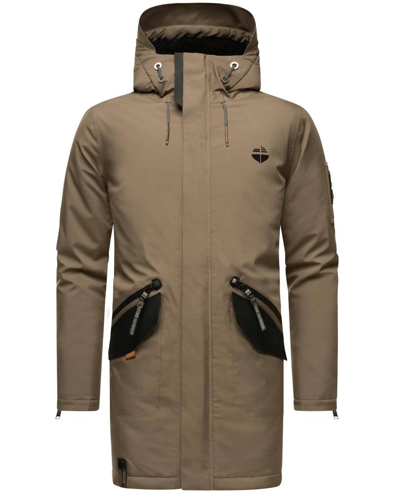Stone Harbour Wintermantel "Ragaan" modischer Herren Winterparka mit Teddyfell Futter von Stone Harbour