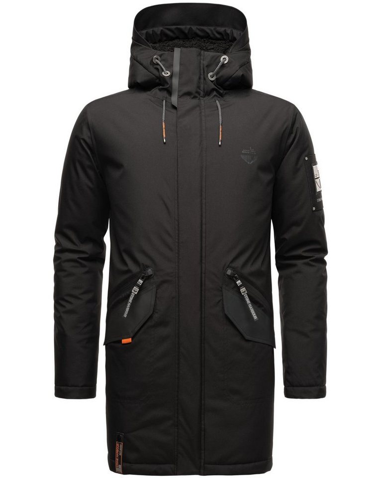 Stone Harbour Wintermantel Ragaan modischer Herren Winterparka mit Teddyfell Futter von Stone Harbour