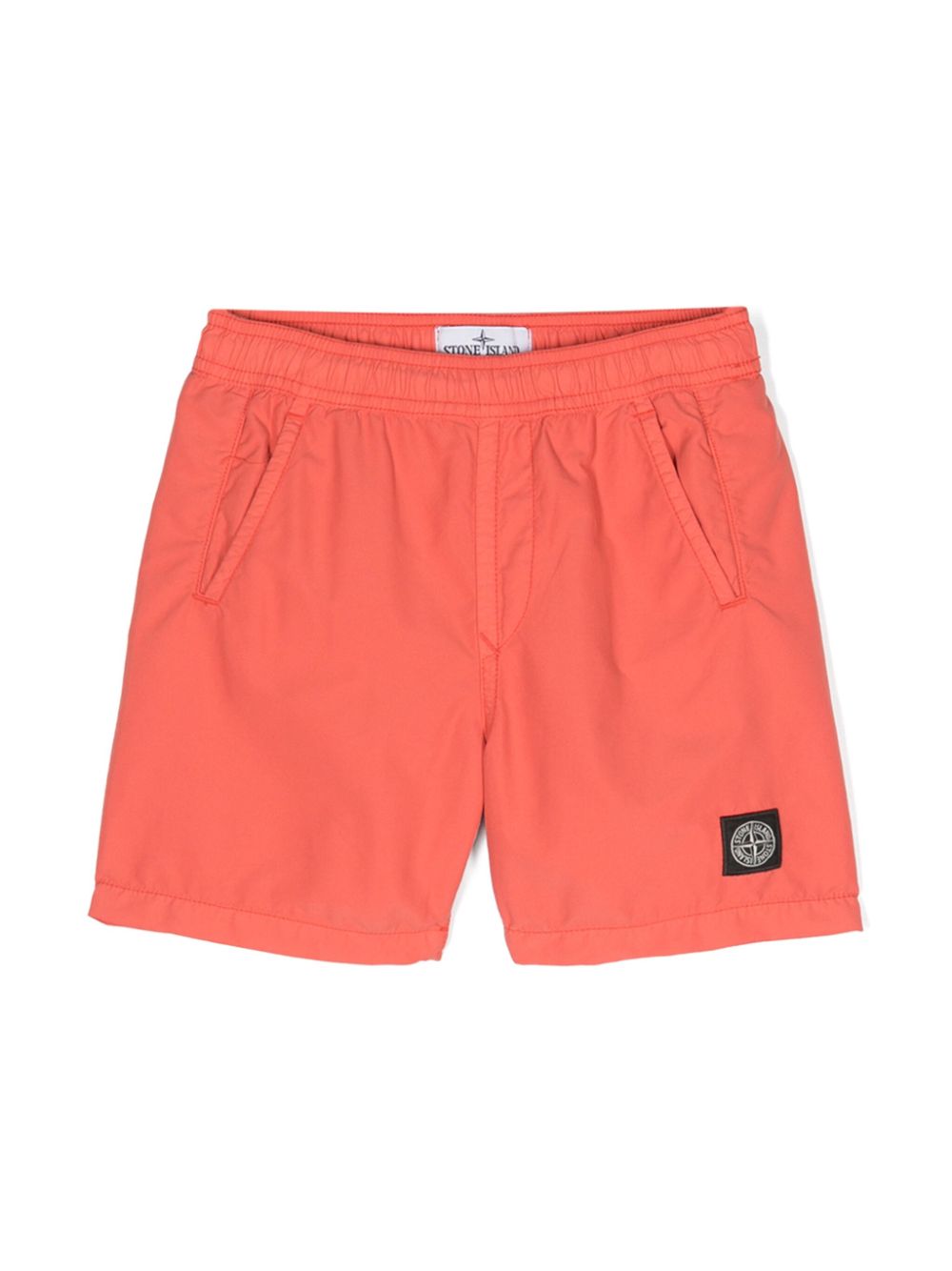 Stone Island Junior Badeshorts mit Kompass-Motiv - Orange von Stone Island Junior