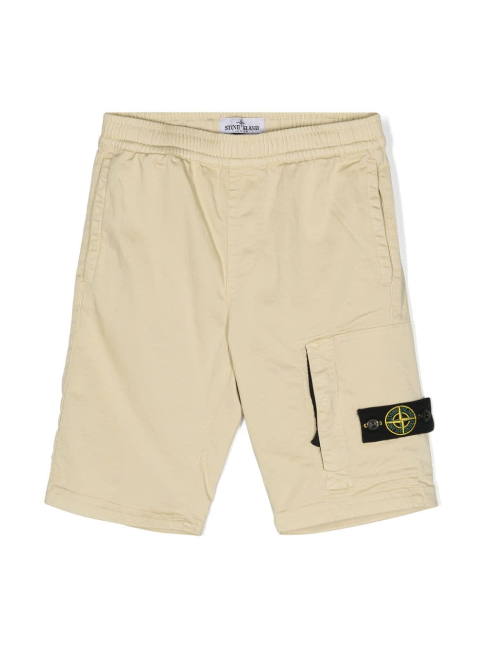 Stone Island Junior Bermudas mit Kompass-Motiv - Nude von Stone Island Junior