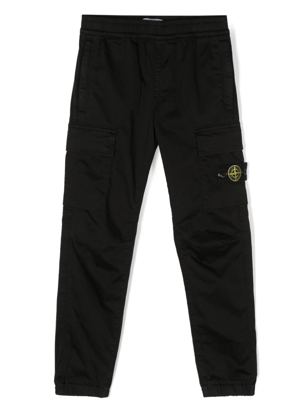 Stone Island Junior Cargo-Jogginghose mit Tapered-Bein - Schwarz von Stone Island Junior