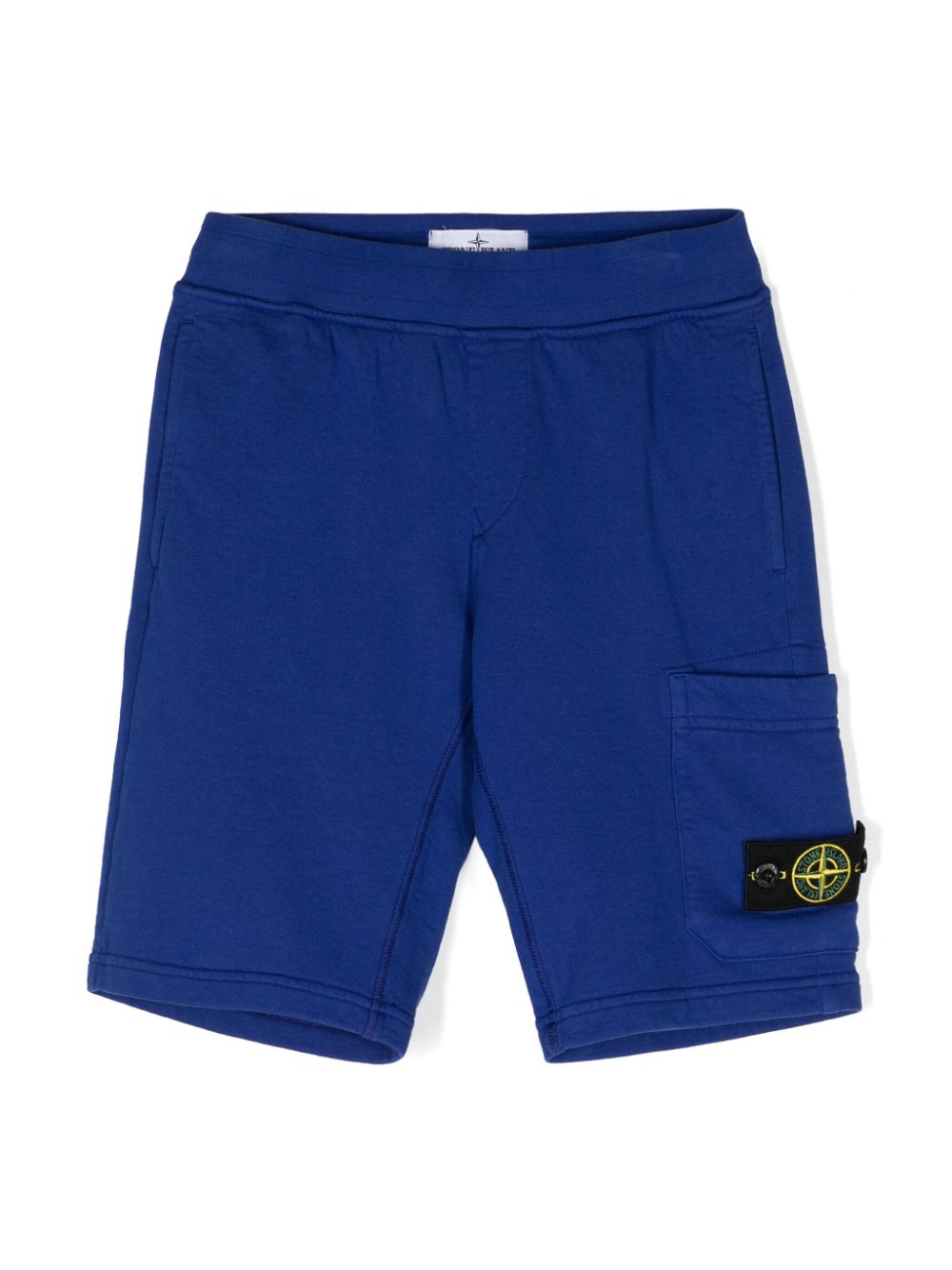 Stone Island Junior Cargo-Shorts mit Kompass-Patch - Blau von Stone Island Junior