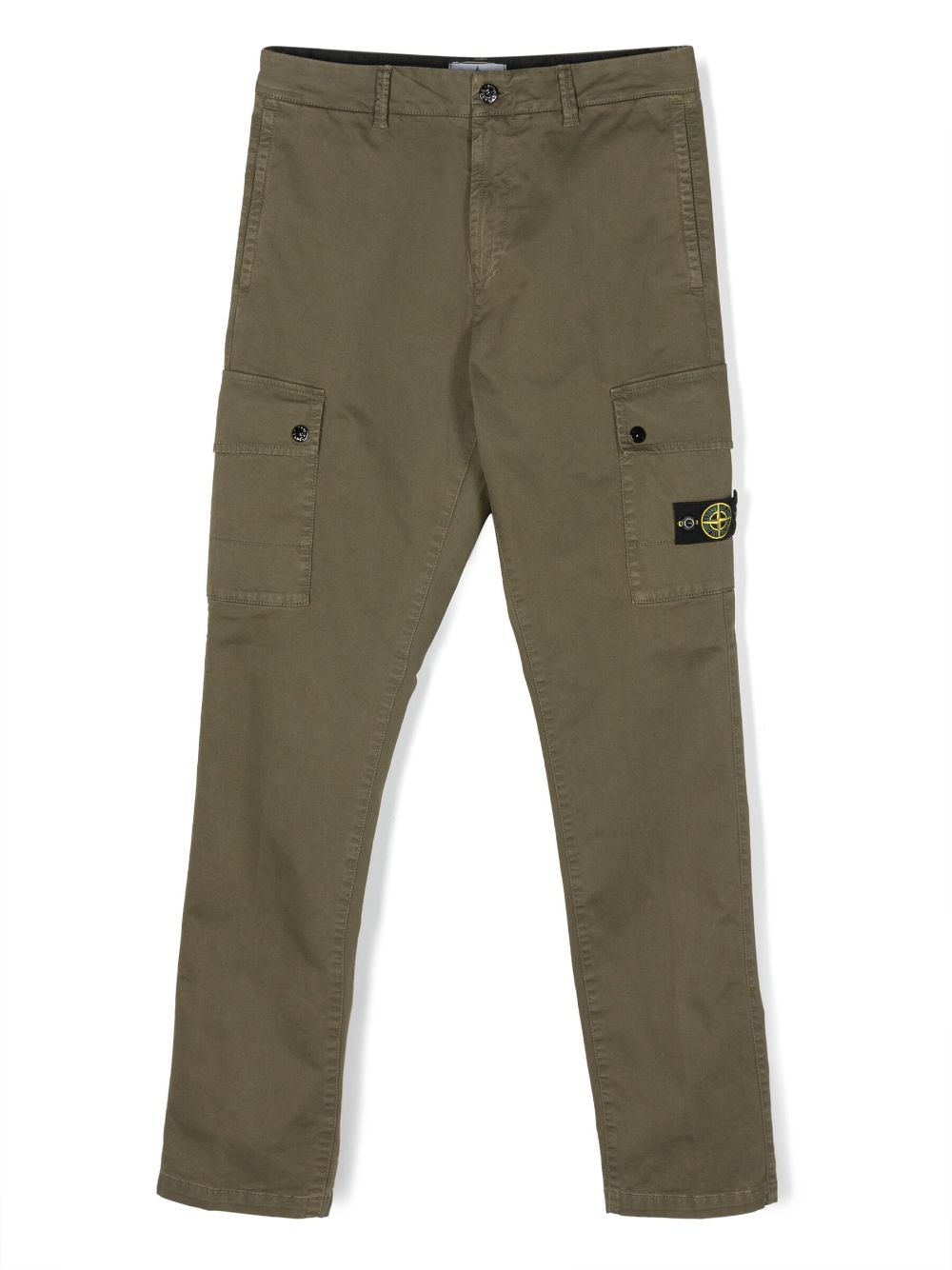 Stone Island Junior Cargohose mit Kompass - Grün von Stone Island Junior