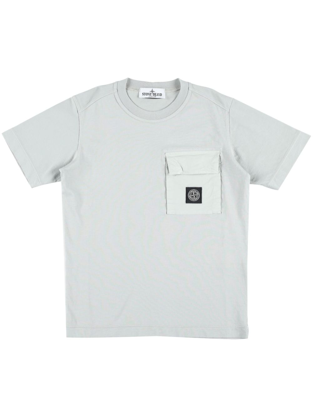 Stone Island Junior T-Shirt mit Kompass-Applikation - Grau von Stone Island Junior