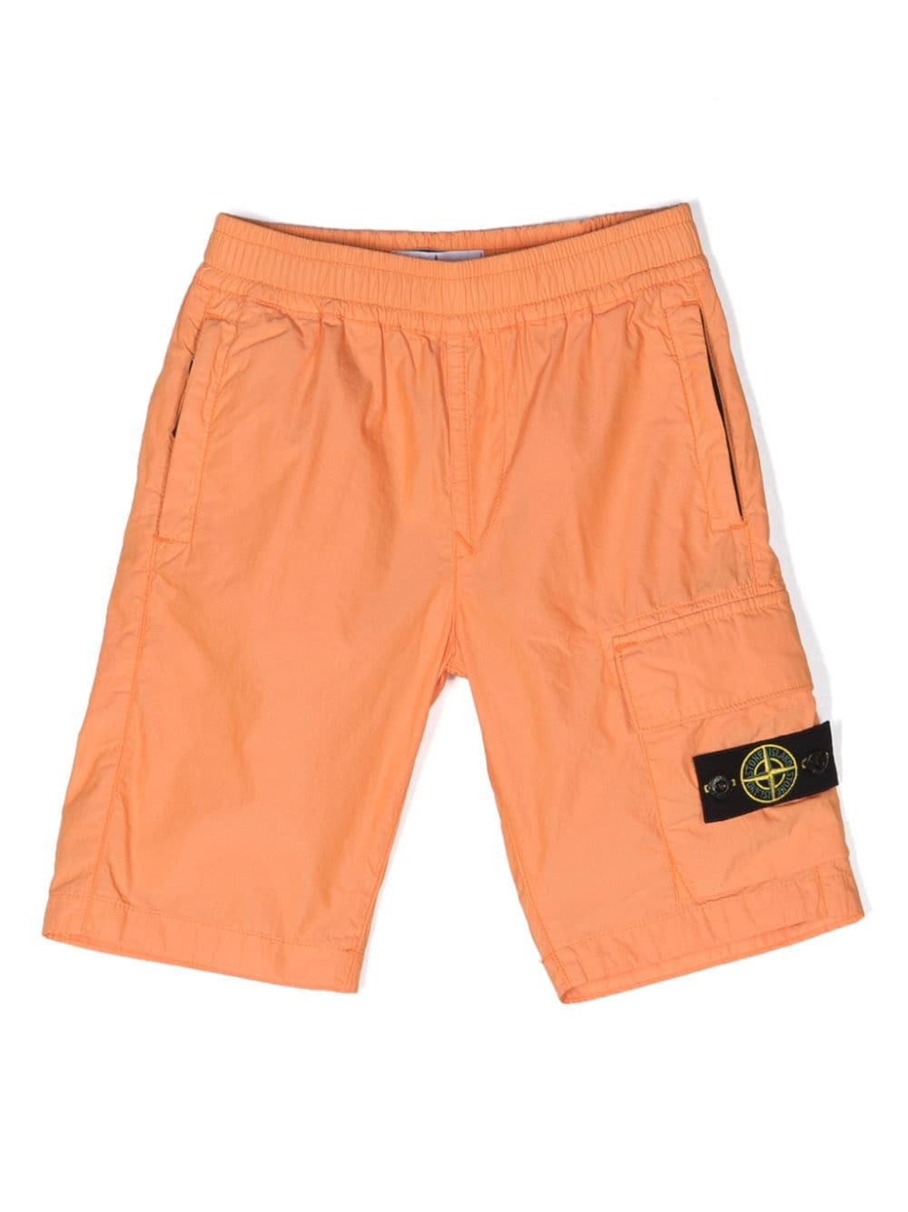 Stone Island Junior Cargo-Shorts mit Kompass-Applikation - Orange von Stone Island Junior