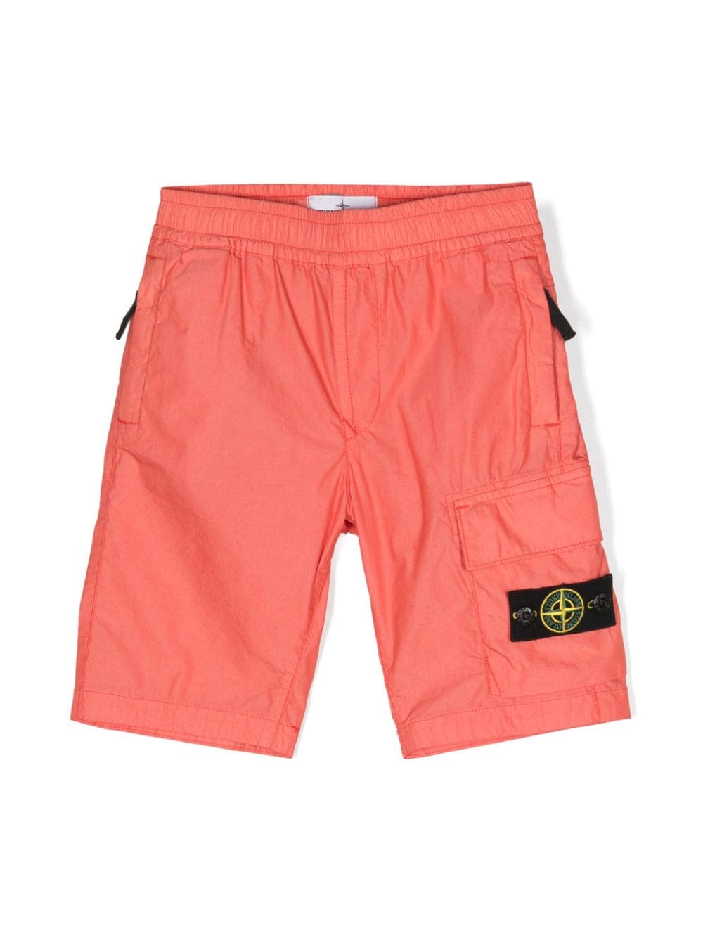 Stone Island Junior Compass-badge cargo shorts - Orange von Stone Island Junior