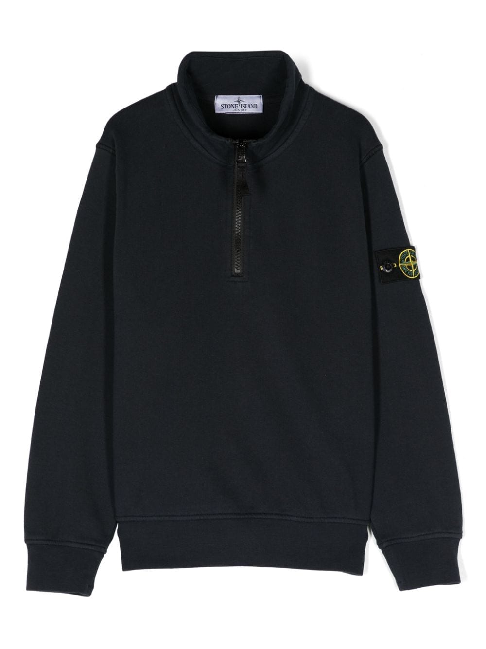 Stone Island Junior Sweatshirt mit Kompass-Patch - Blau von Stone Island Junior