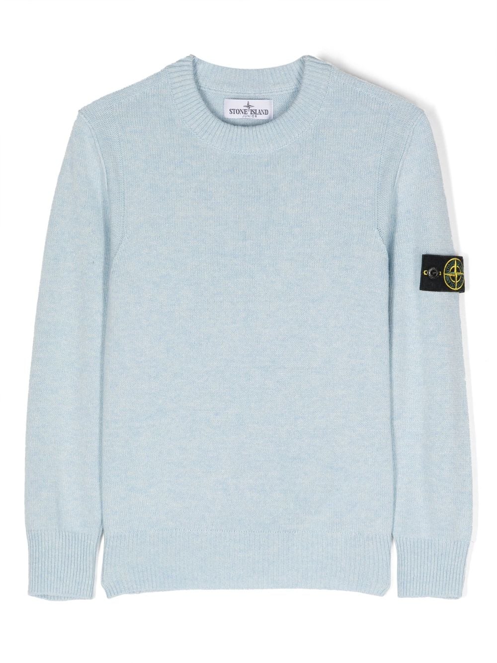 Stone Island Junior Pullover mit Kompass-Patch - Blau von Stone Island Junior