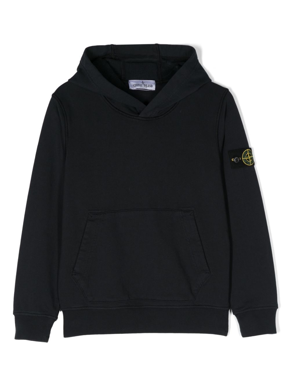 Stone Island Junior Hoodie mit Kompass-Patch - Blau von Stone Island Junior