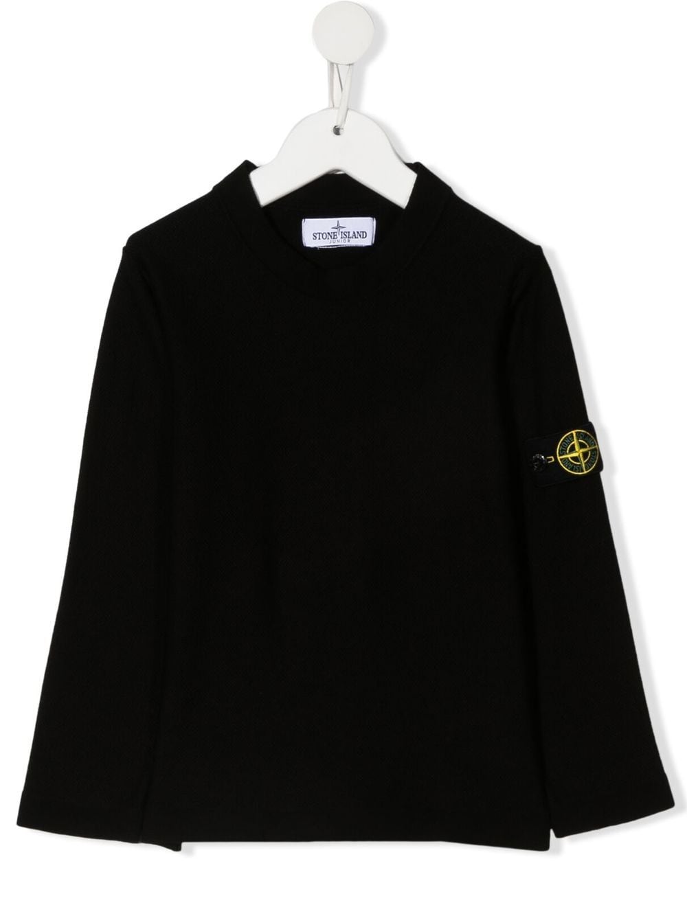 Stone Island Junior Sweatshirt mit Kompass-Logo - Schwarz von Stone Island Junior