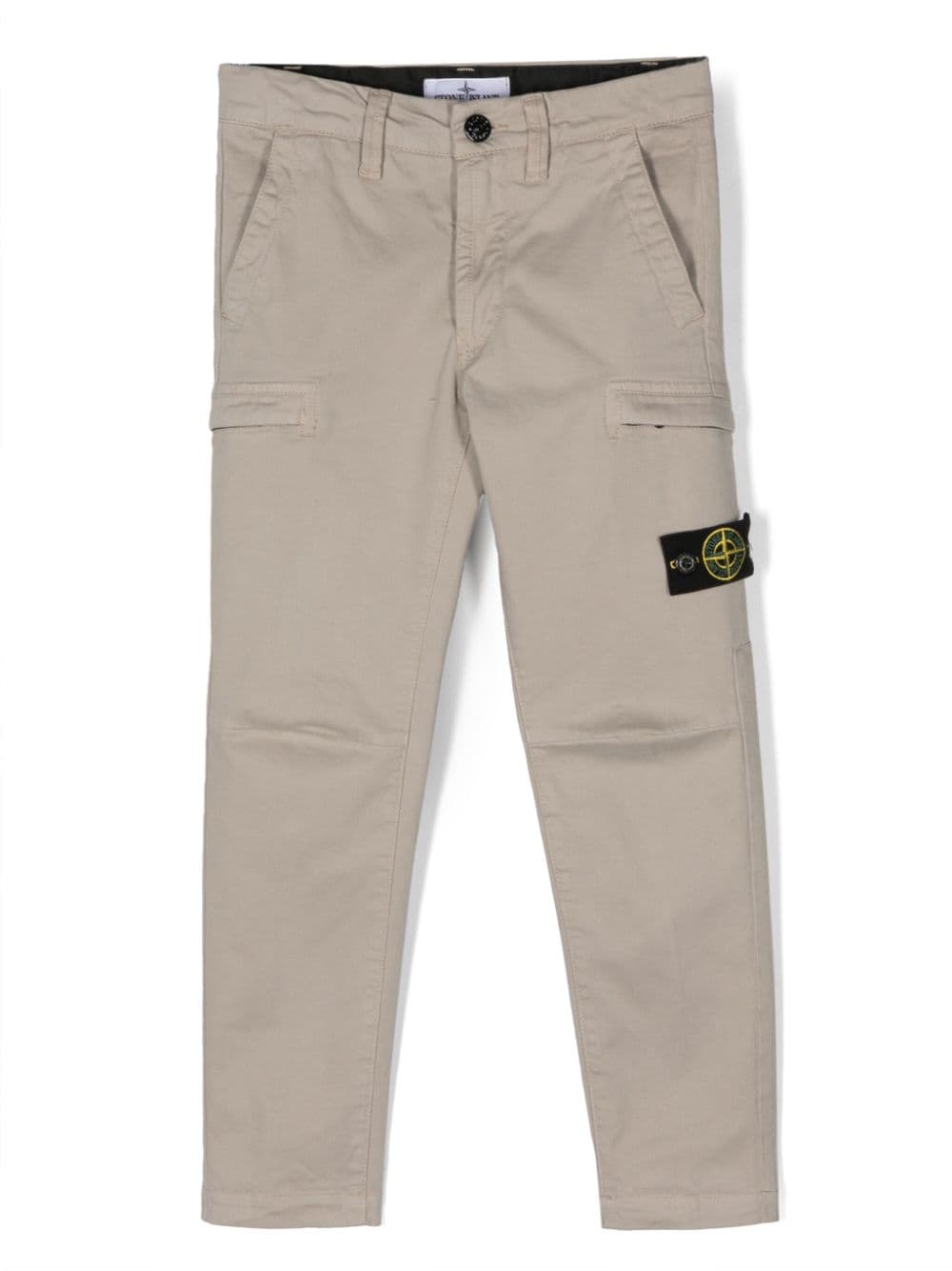 Stone Island Junior Hose mit Kompass-Motiv - Nude von Stone Island Junior