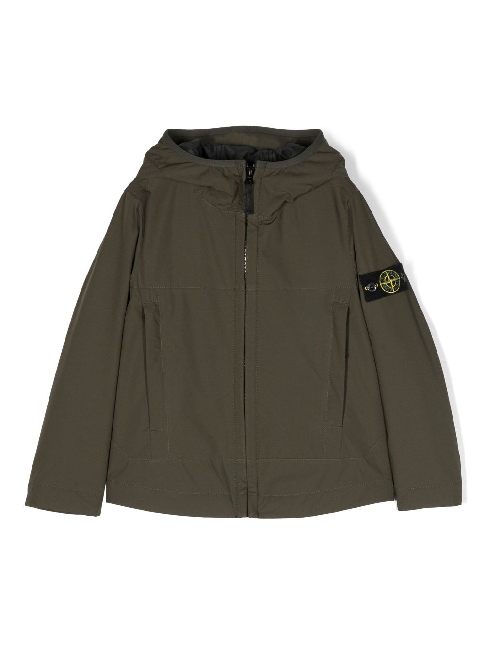 Stone Island Junior Jacke mit Kompass-Motiv - Grün von Stone Island Junior