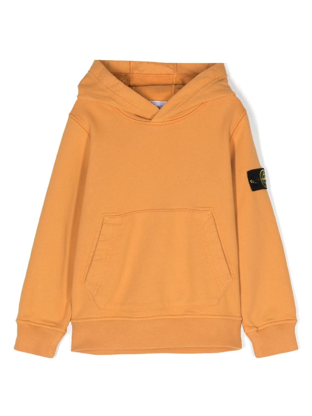 Stone Island Junior Hoodie mit Kompass-Patch - Orange von Stone Island Junior