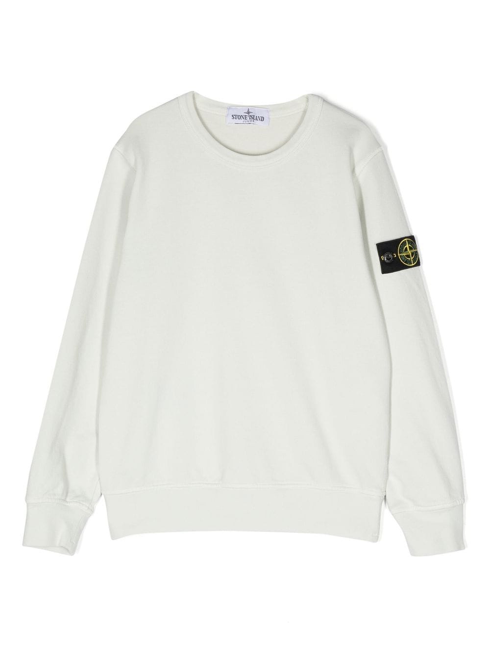 Stone Island Junior Sweatshirt mit Kompass-Patch - Grau von Stone Island Junior