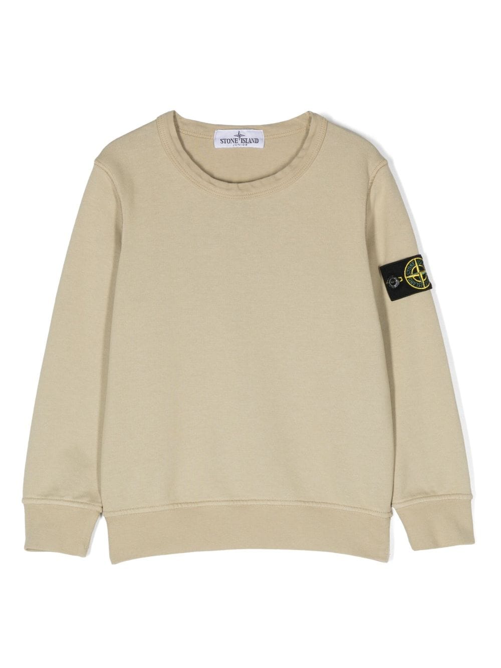 Stone Island Junior Sweatshirt mit Kompass-Patch - Nude von Stone Island Junior