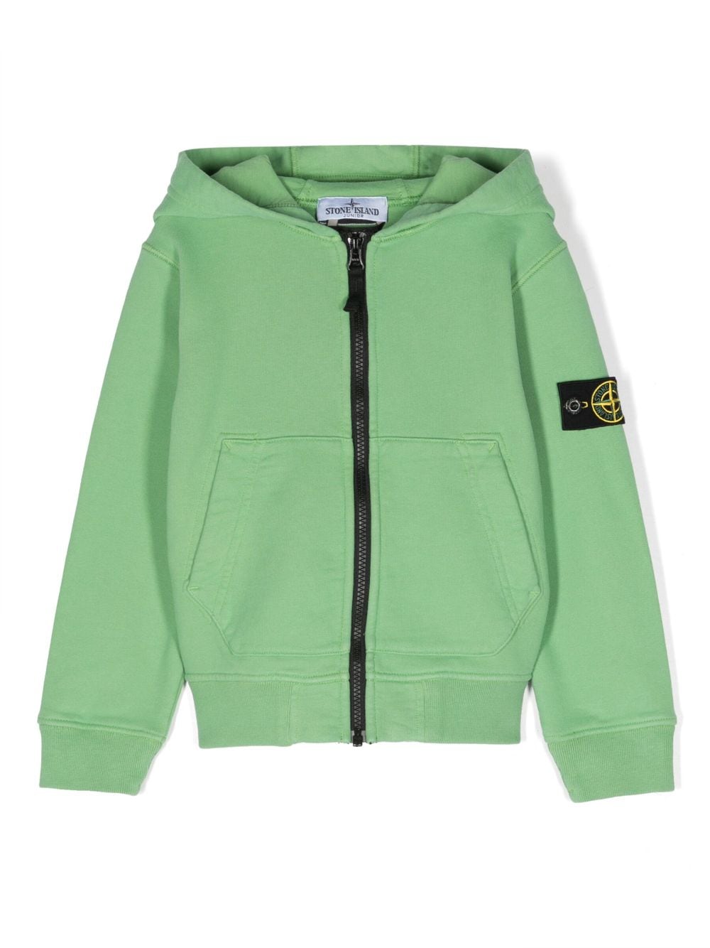 Stone Island Junior Jacke mit Kompass-Patch - Grün von Stone Island Junior