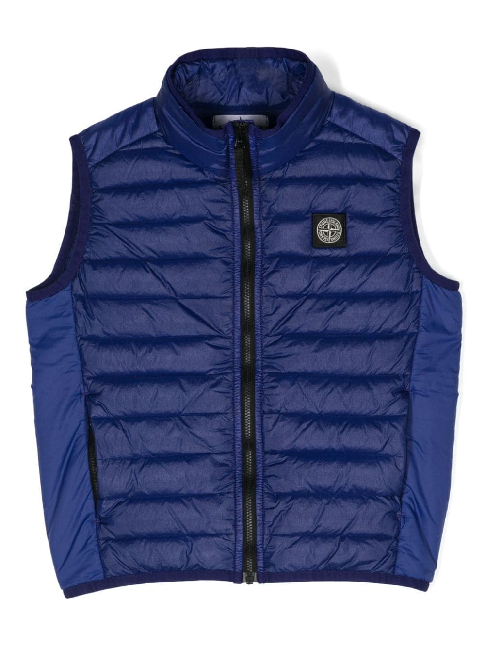 Stone Island Junior Gefütterte Weste mit Kompass - Blau von Stone Island Junior