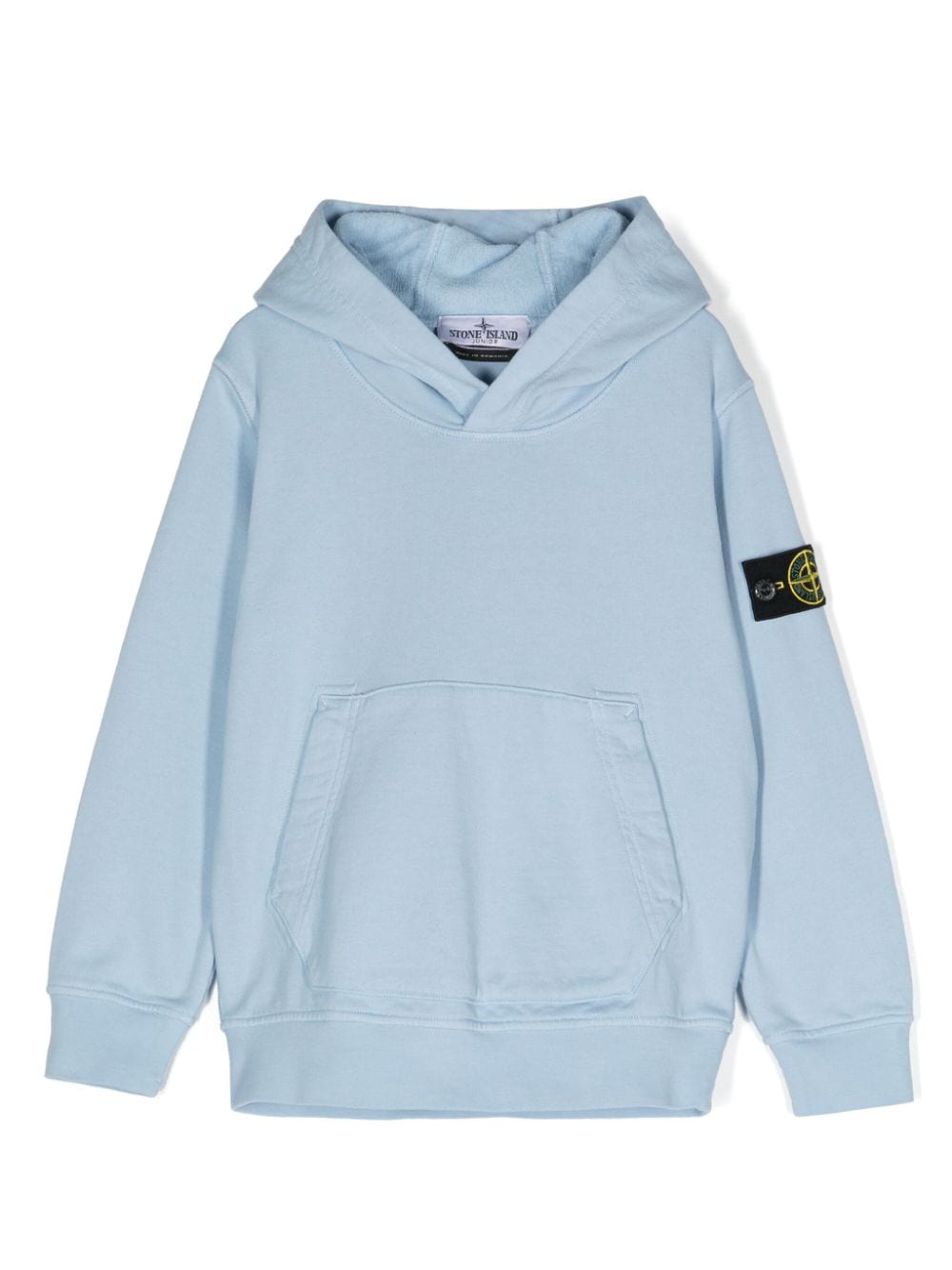 Stone Island Junior Hoodie mit Kompass-Patch - Blau von Stone Island Junior