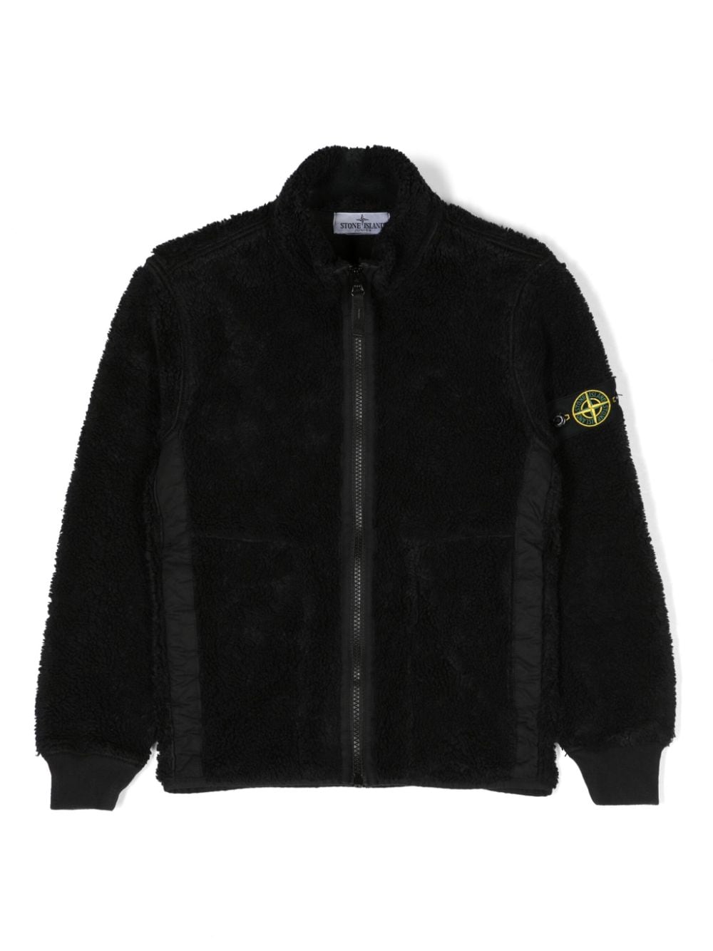 Stone Island Junior Jacke mit Kompass-Patch - Schwarz von Stone Island Junior