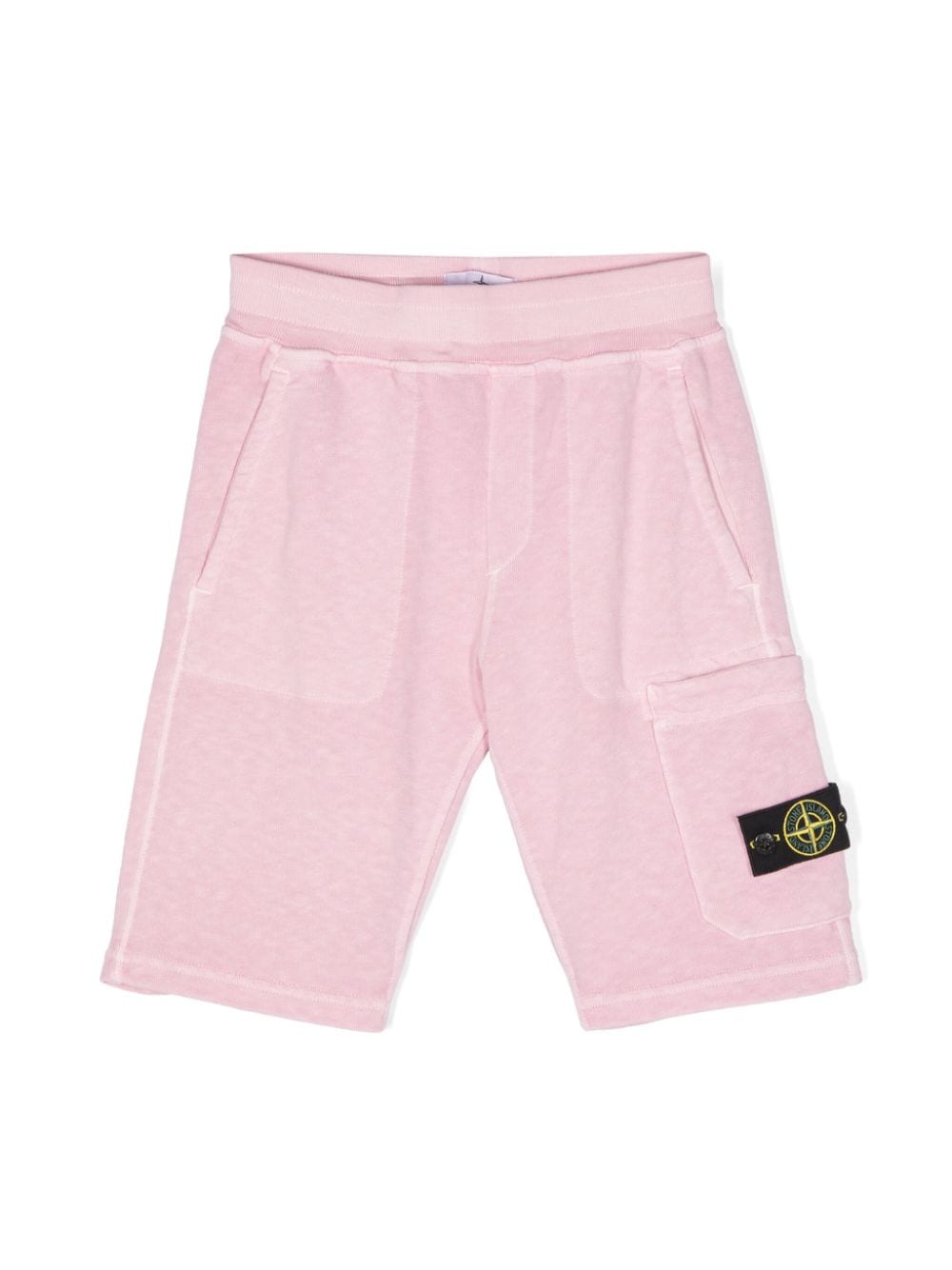 Stone Island Junior Joggingshorts mit Kompass-Patch - Rosa von Stone Island Junior