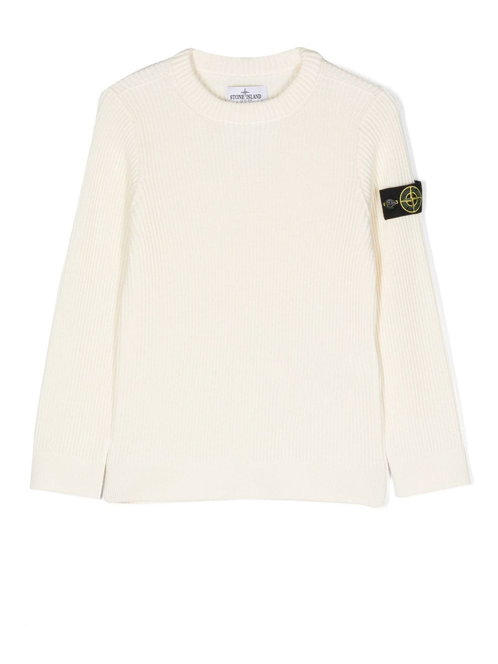 Stone Island Junior Pullover mit Kompass-Patch - Nude von Stone Island Junior