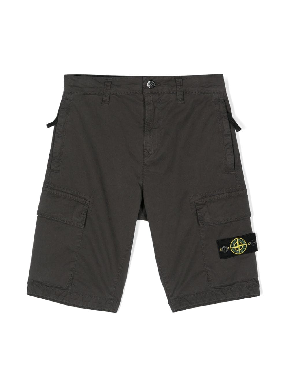 Stone Island Junior Shorts mit Kompass-Motiv - Grau von Stone Island Junior