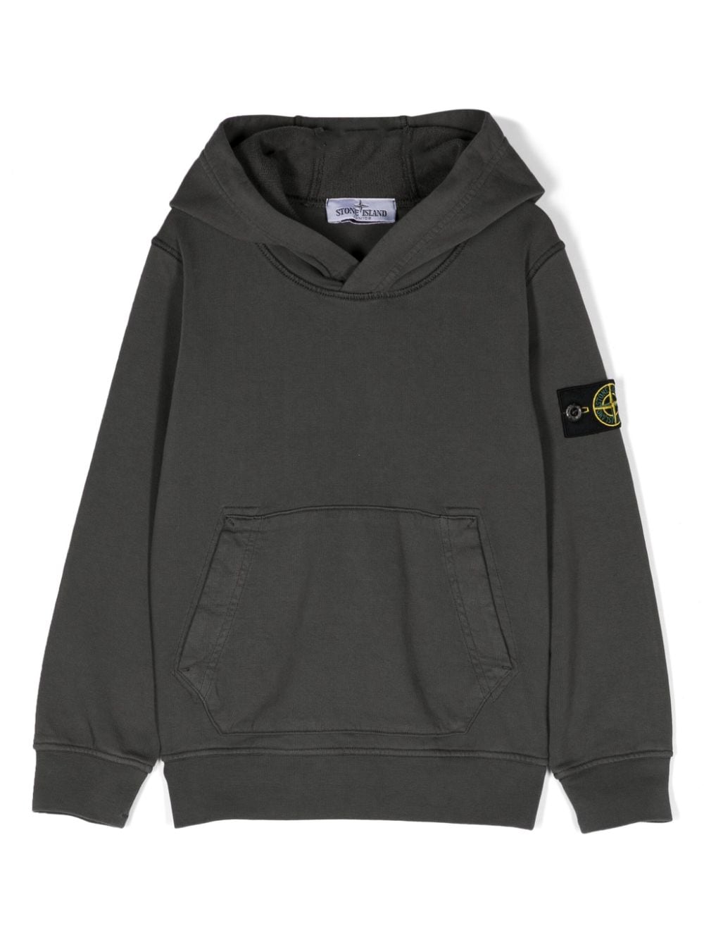 Stone Island Junior Sweatshirt mit Kompass-Patch - Grau von Stone Island Junior