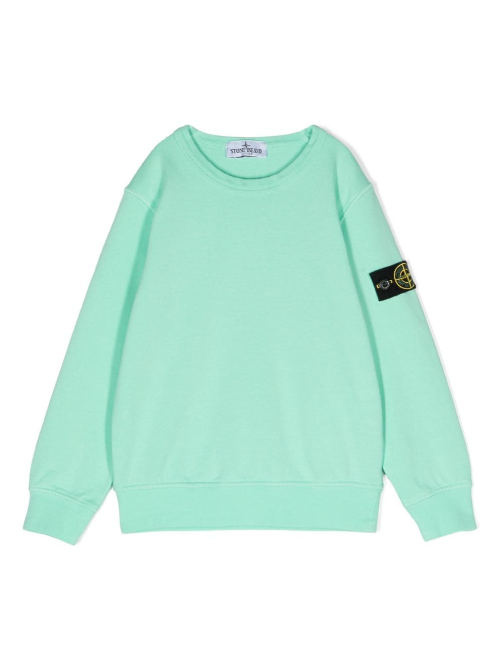 Stone Island Junior Sweatshirt mit Kompass-Patch - Grün von Stone Island Junior