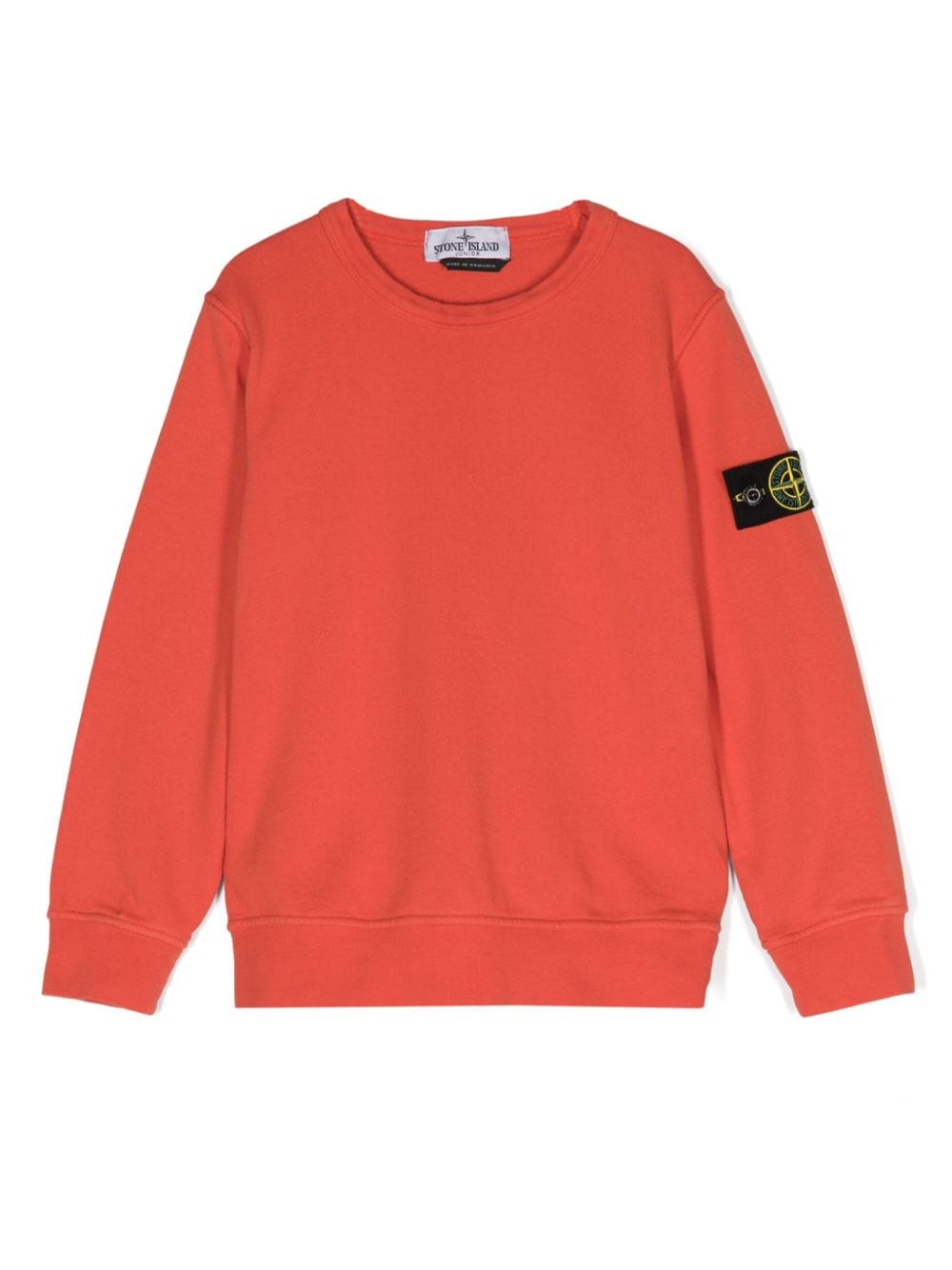 Stone Island Junior Sweatshirt mit Kompass-Patch - Orange von Stone Island Junior