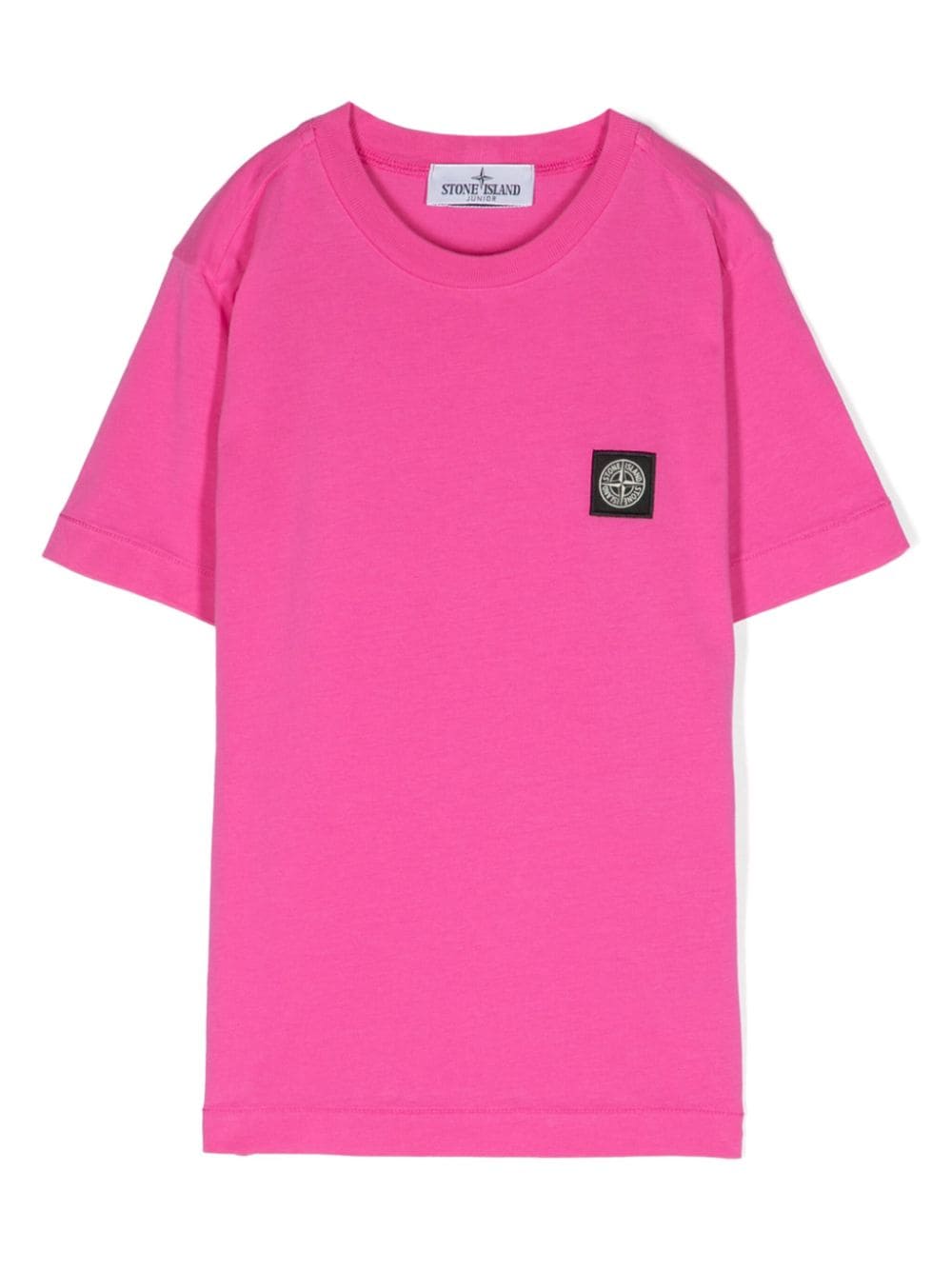 Stone Island Junior T-Shirt mit Kompass-Patch - Rosa von Stone Island Junior