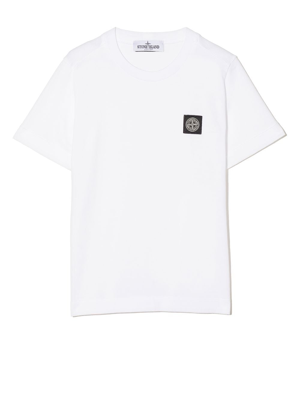 Stone Island Junior T-Shirt mit Kompass-Patch - Weiß von Stone Island Junior