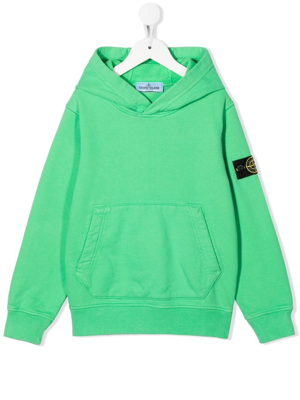 Stone Island Junior TEEN Hoodie mit Kompass-Patch - Grün von Stone Island Junior