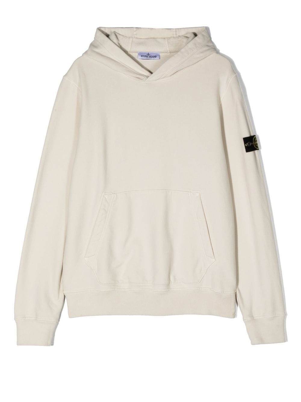 Stone Island Junior Hoodie mit Kompass-Patch - Nude von Stone Island Junior