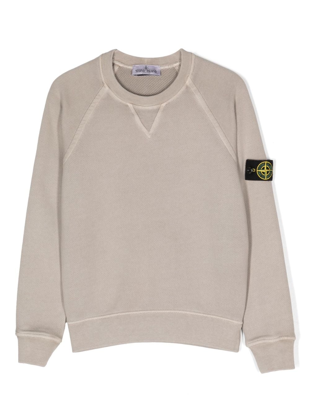 Stone Island Junior Sweatshirt mit rundem Ausschnitt - Grau von Stone Island Junior