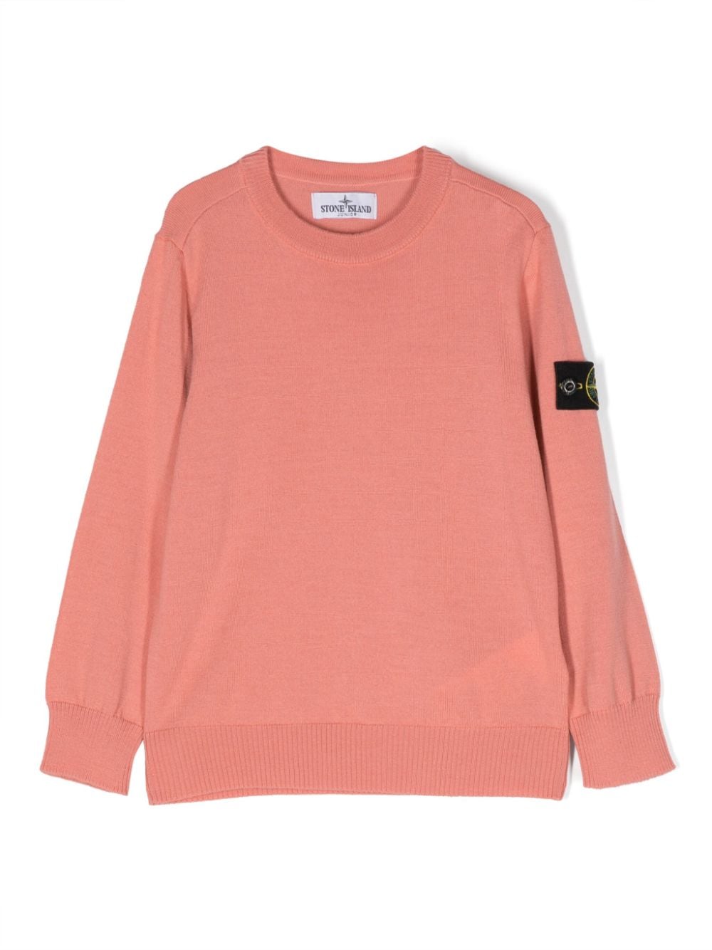 Stone Island Junior Pullover mit rundem Ausschnitt - Rosa von Stone Island Junior